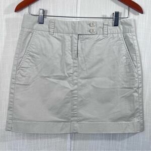 Vineyard Vines Straight Preppy Cotton Classic Minimalist Mini Skirt Sz 2